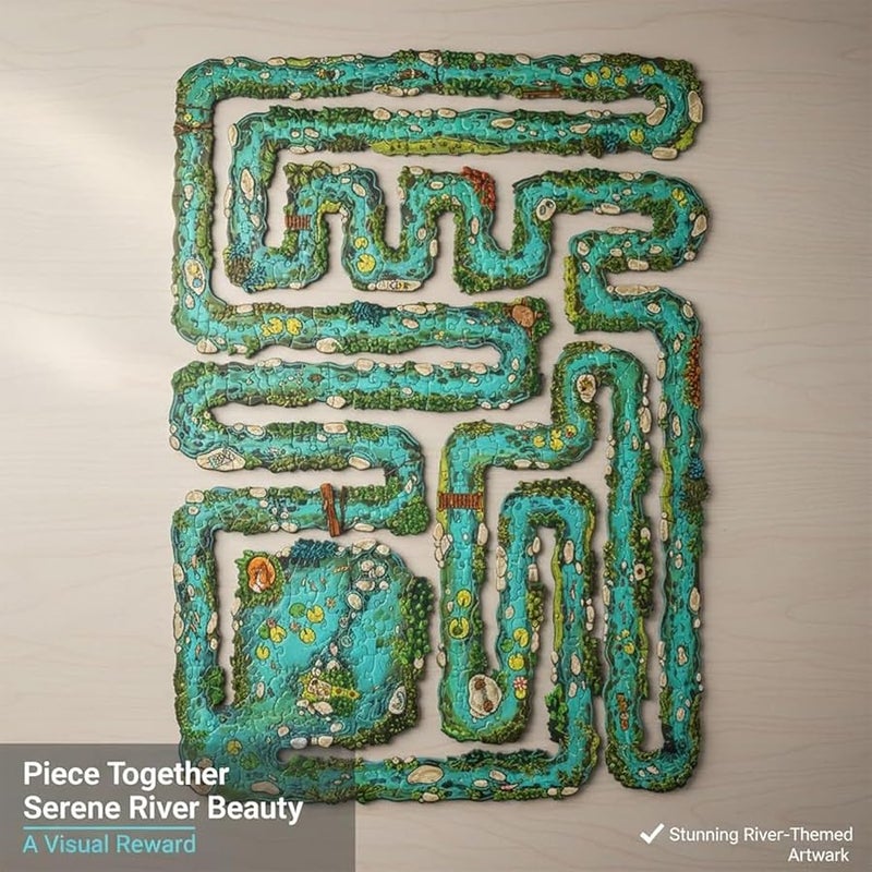 Green All Edge Jigsaw Puzzle 501 Pieces Every Piece Is A Challenge Fun Game For Adults And Families - Image 4